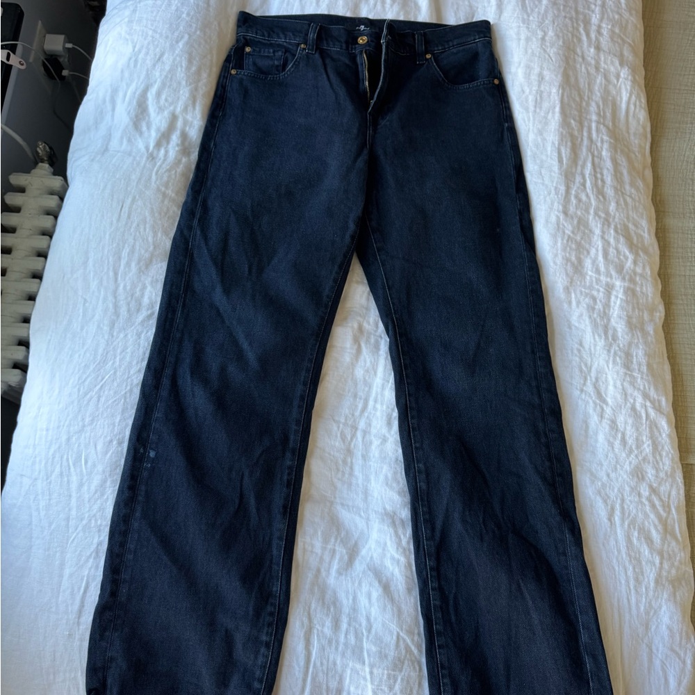7 for All Mankind dark wash denim